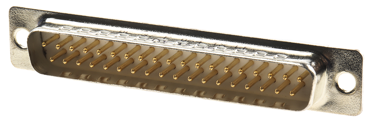 Amphenol Communications Solutions 37 Way Panel Mount D-sub Connector Plug, 2.76mm Pitch