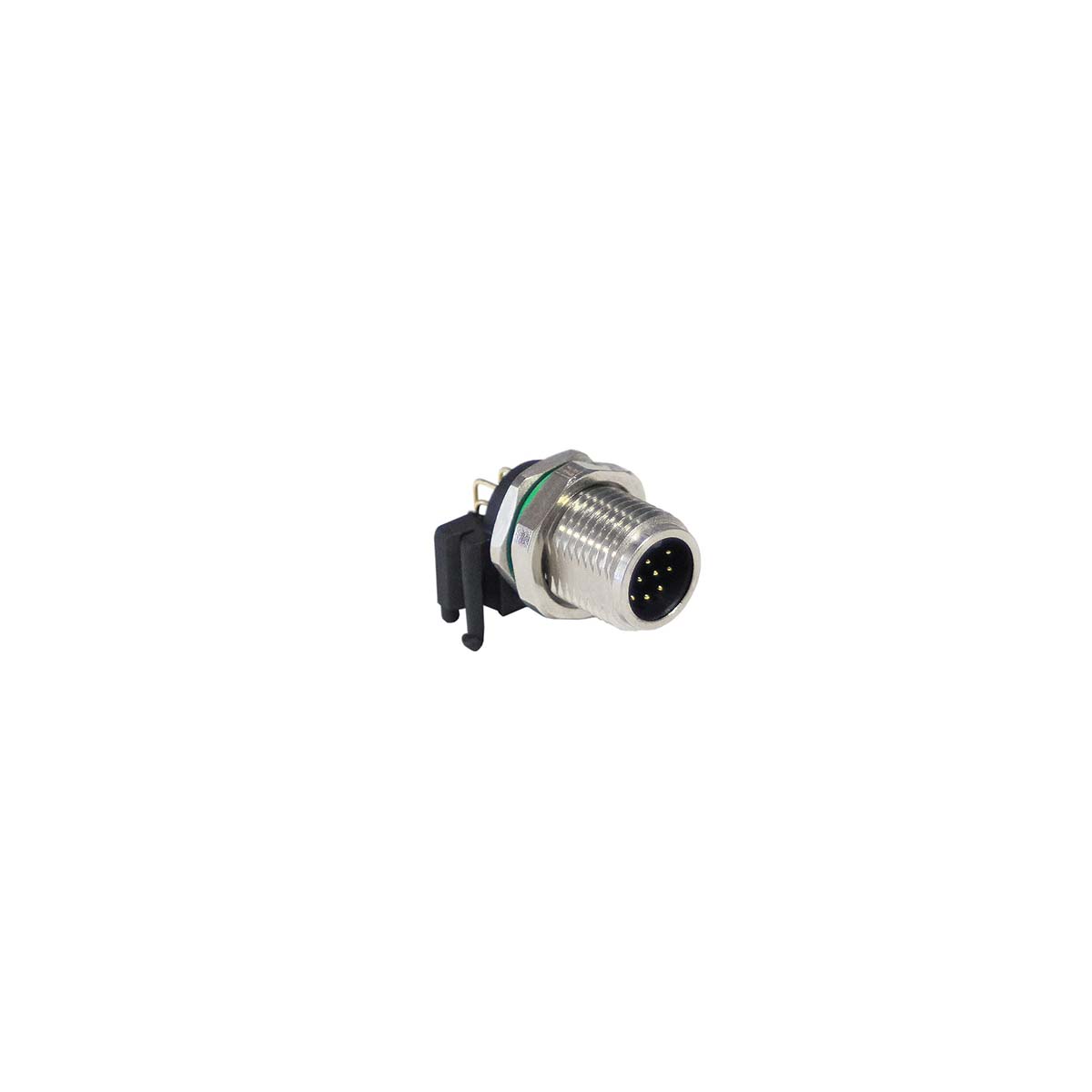 Bulgin Circular Connector, 12 Contacts, Panel, M12 Connector, Socket, Male, IP67, Buccaneer M12 Series