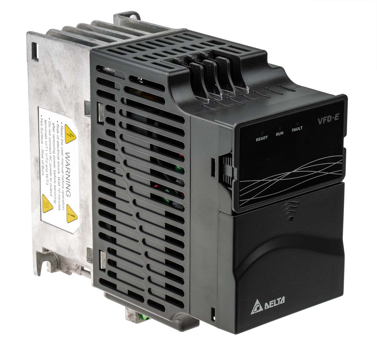 Delta Electronics Inverter Drive, 0.75 kW, 3 Phase, 460 V ac, 3.2 A, VFD-E Series