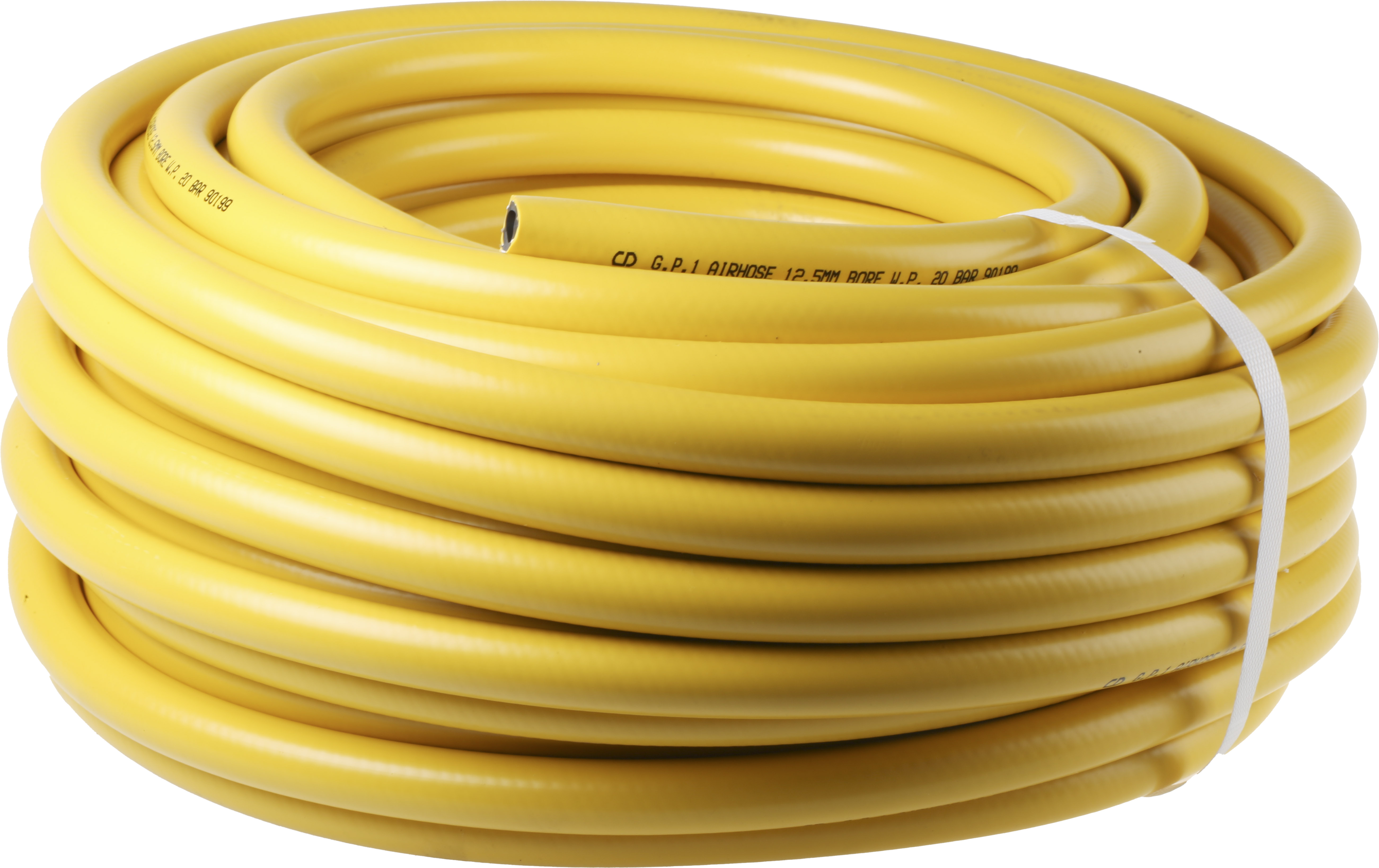 RS PRO TPE, Hose Pipe, 12.5mm ID, 22mm OD, Black, Yellow, 30m