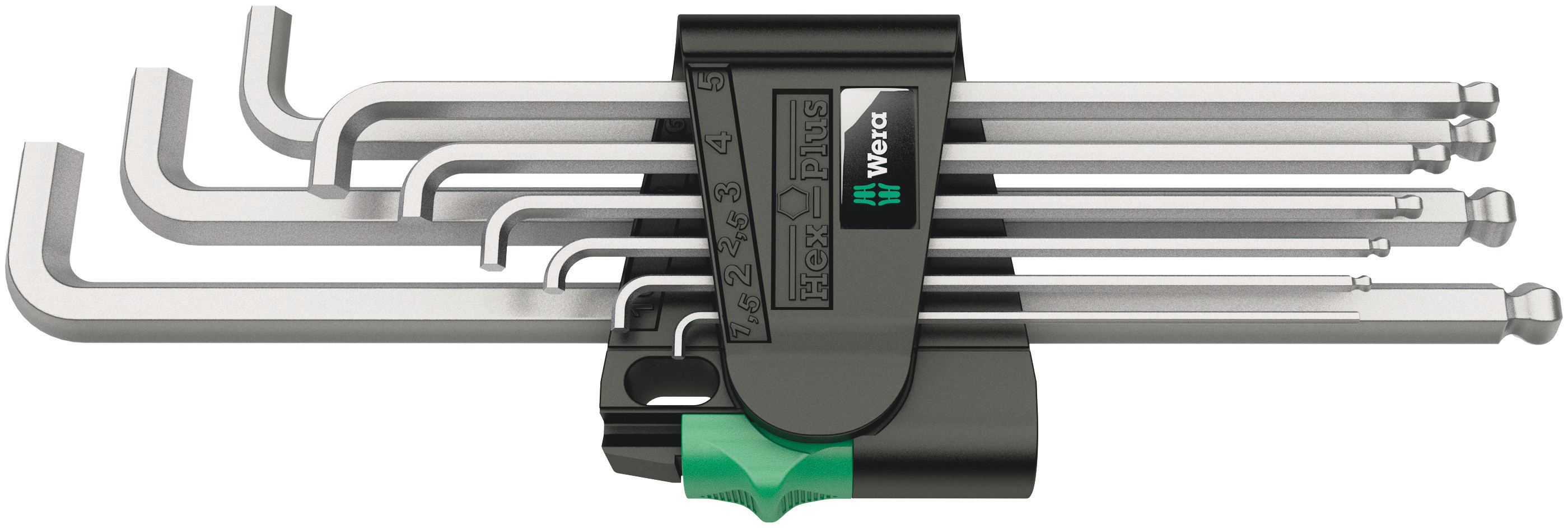 Wera 9 piece L Shape Metric Hex Key Set, 1 x 1.5x90mm