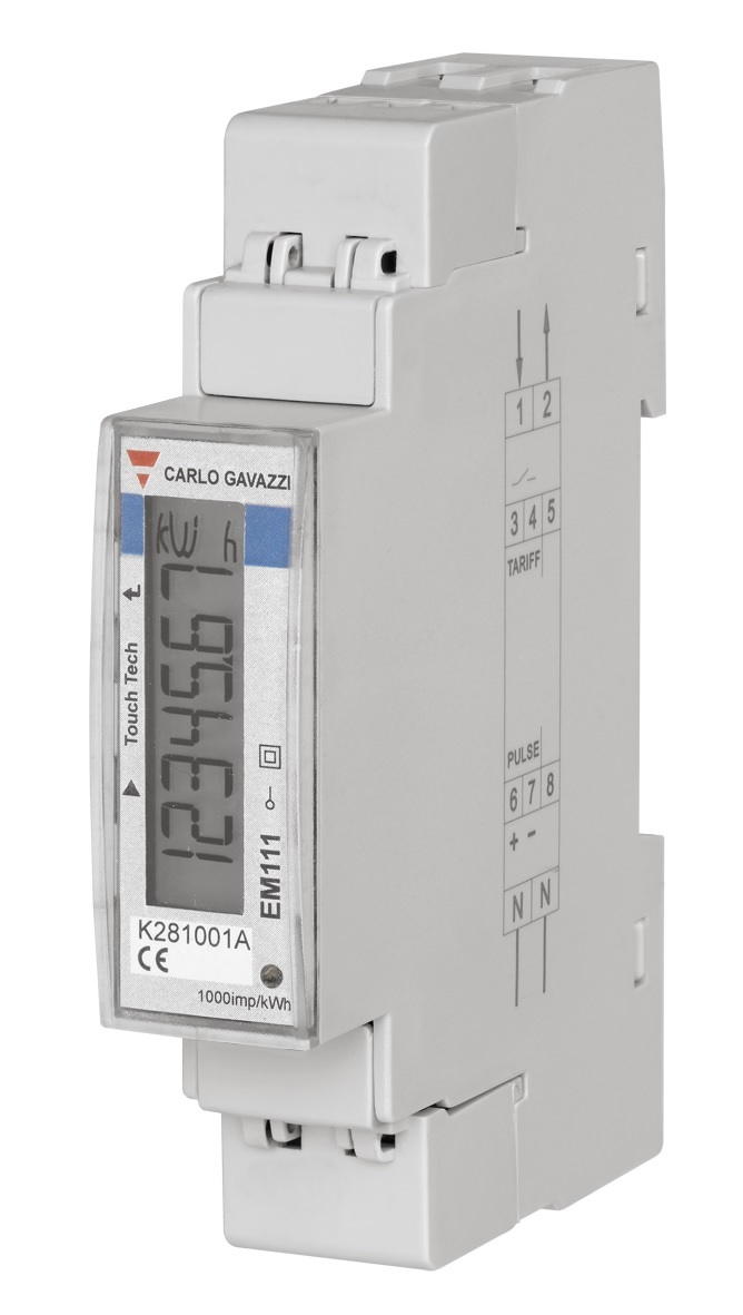 Carlo Gavazzi 1 Phase LCD Energy Meter