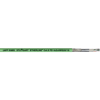 Lapp, 100m Cat6, Green, Tinned Copper Braid, Unterminated