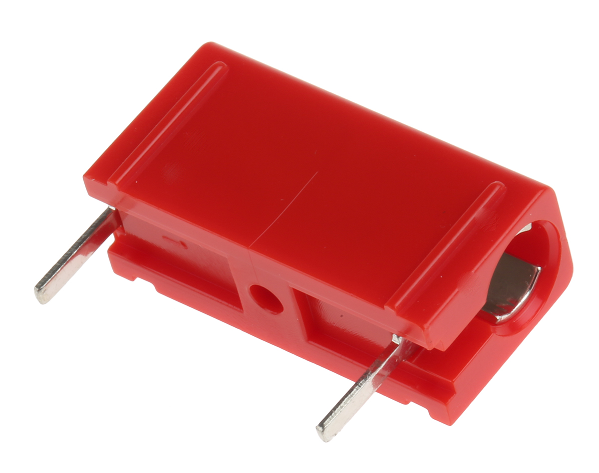 Hirschmann Test & Measurement Red Female Test Socket, 4 mm Connector, Solder Termination, 16A, 60V dc, Tin Plating