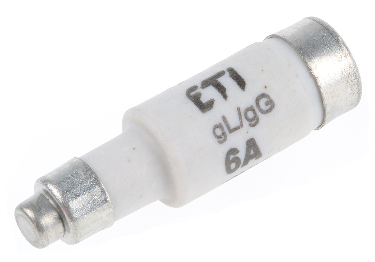 ETI 6A D01 Neozed Fuse, E14 Thread Size, gG, 400V ac