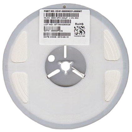RS PRO 2.2nF Multilayer Ceramic Capacitor MLCC, 16V dc V, ±10% , SMD