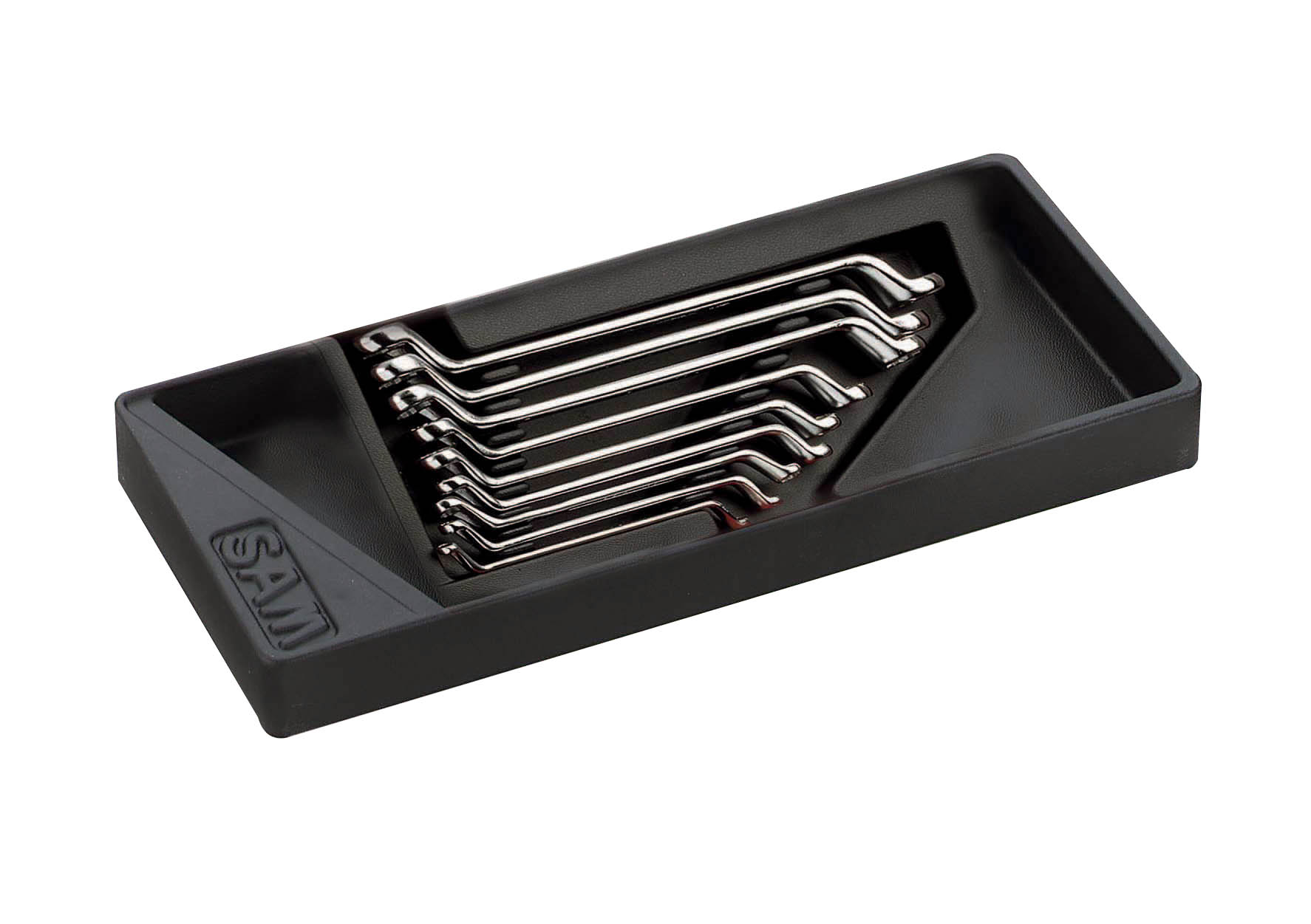 SAM 9-Piece Spanner Set, 6 x 7 → 21 x 23 mm, Chrome Vanadium Steel