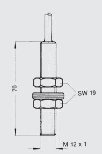 WIKA IP54 SPDT Through Hole Magnetic Reed Switch, 500mA 230V