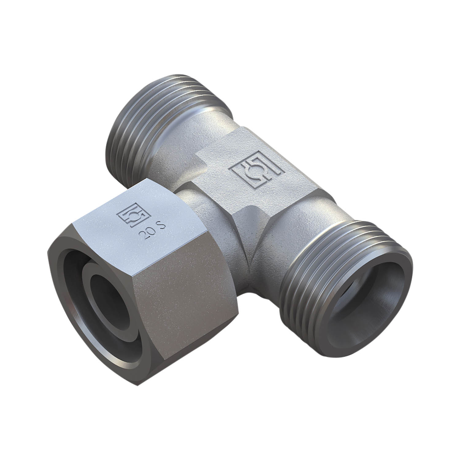 Stauff Hydraulic Male Stud, FI-ETD-10L-V-W3-DKO