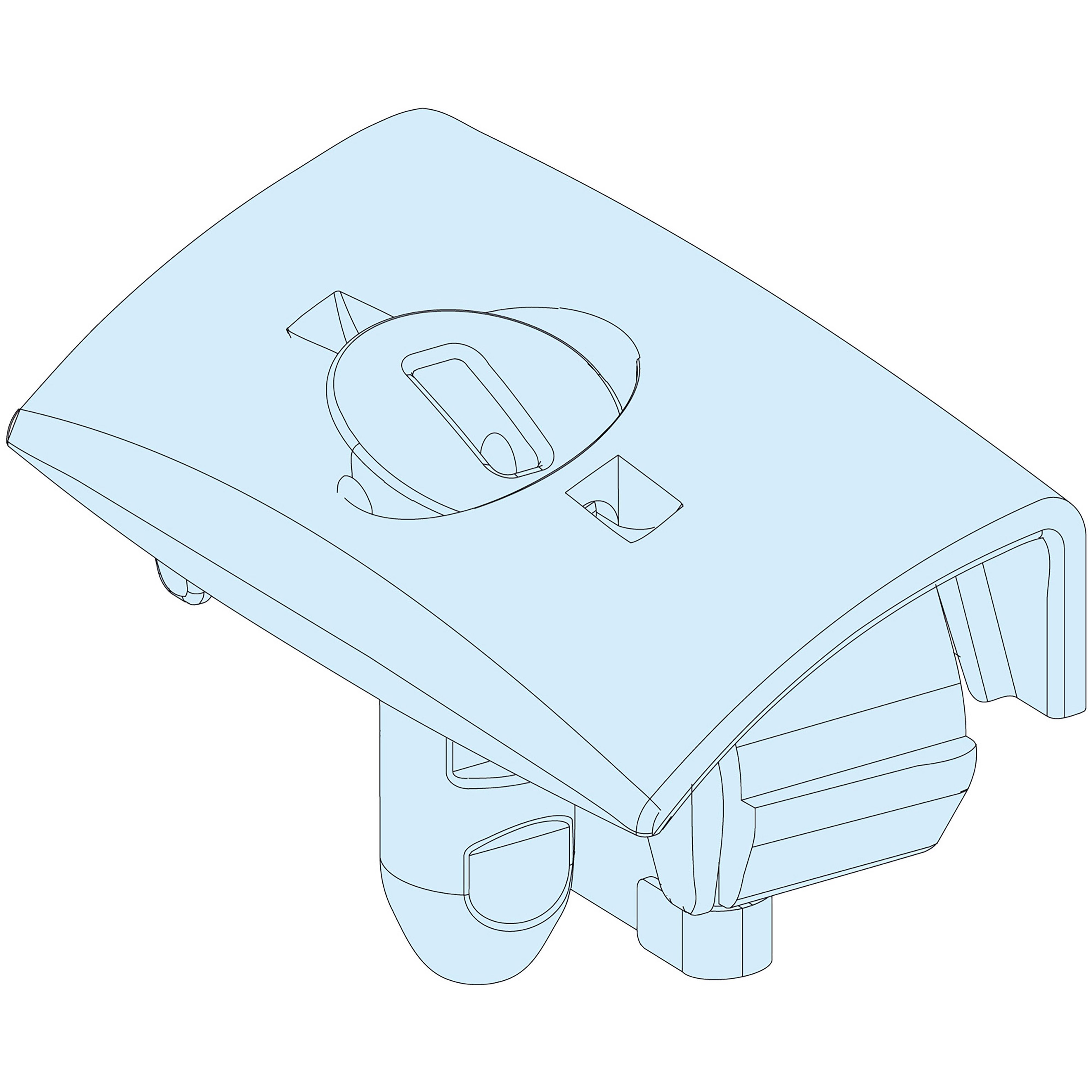 Schneider Electric PrismaSeT Series Front Plate for Use with PrismaSeT P & G, 46 x 24mm