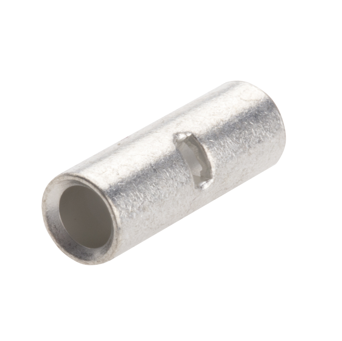 RS PRO Butt Splice Splice Connector, Sliver, Uninsulated, Tin 12 → 10 AWG