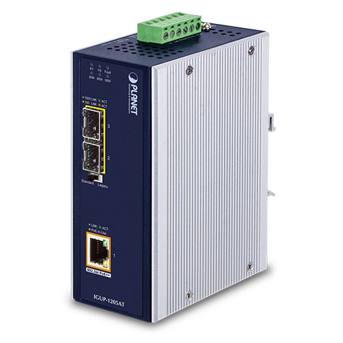 Planet RJ45 Ethernet Media Converter, Copper, 10/100/1000Mbit/s, Full Duplex