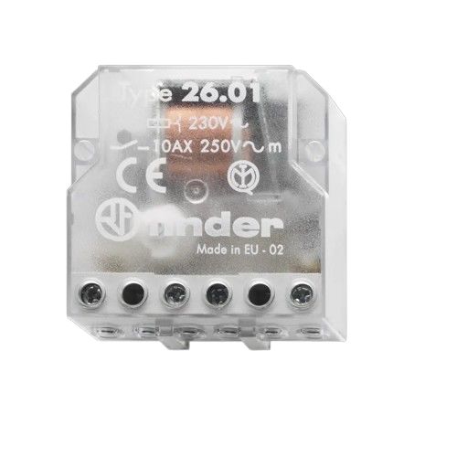 Finder Panel Mount Latching Power Relay, 12V ac Coil, 10A Switching Current, SPST-NO