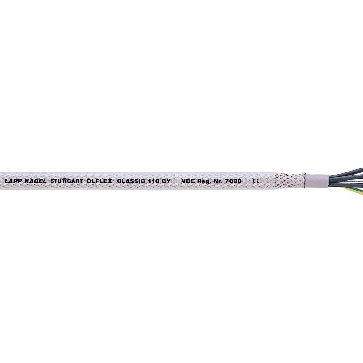 Lapp OLFLEX CLASSIC 110 CY Control Cable, 12 Cores, 1.5 mm² CSA 16 AWG, Screened, 100 m, Transparent Polyvinyl Chloride