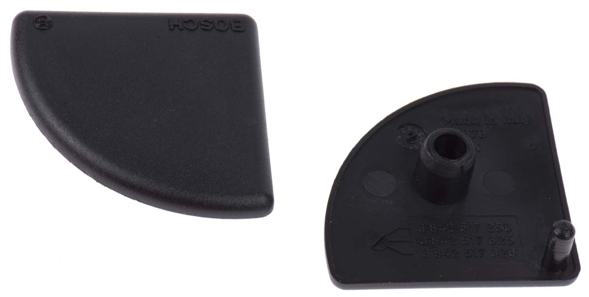 Bosch Rexroth Black Polypropylene End Cap, 45 x 45 mm Strut Profile, 10mm Groove