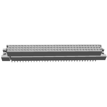 TE Connectivity Eurocard 96 Way 2.54mm Pitch, Type C Class C2, 3 Row, Straight DIN 41612 Connector, Socket
