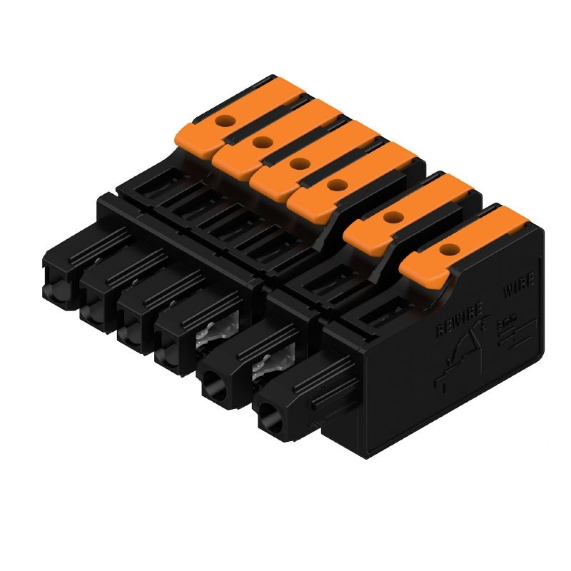 Weidmüller, 7.5mm Pitch, OMNIMATE 4.0, 6 Way, , Pluggable Terminal Block, Hybrid Header, PCB Mount, Snap In