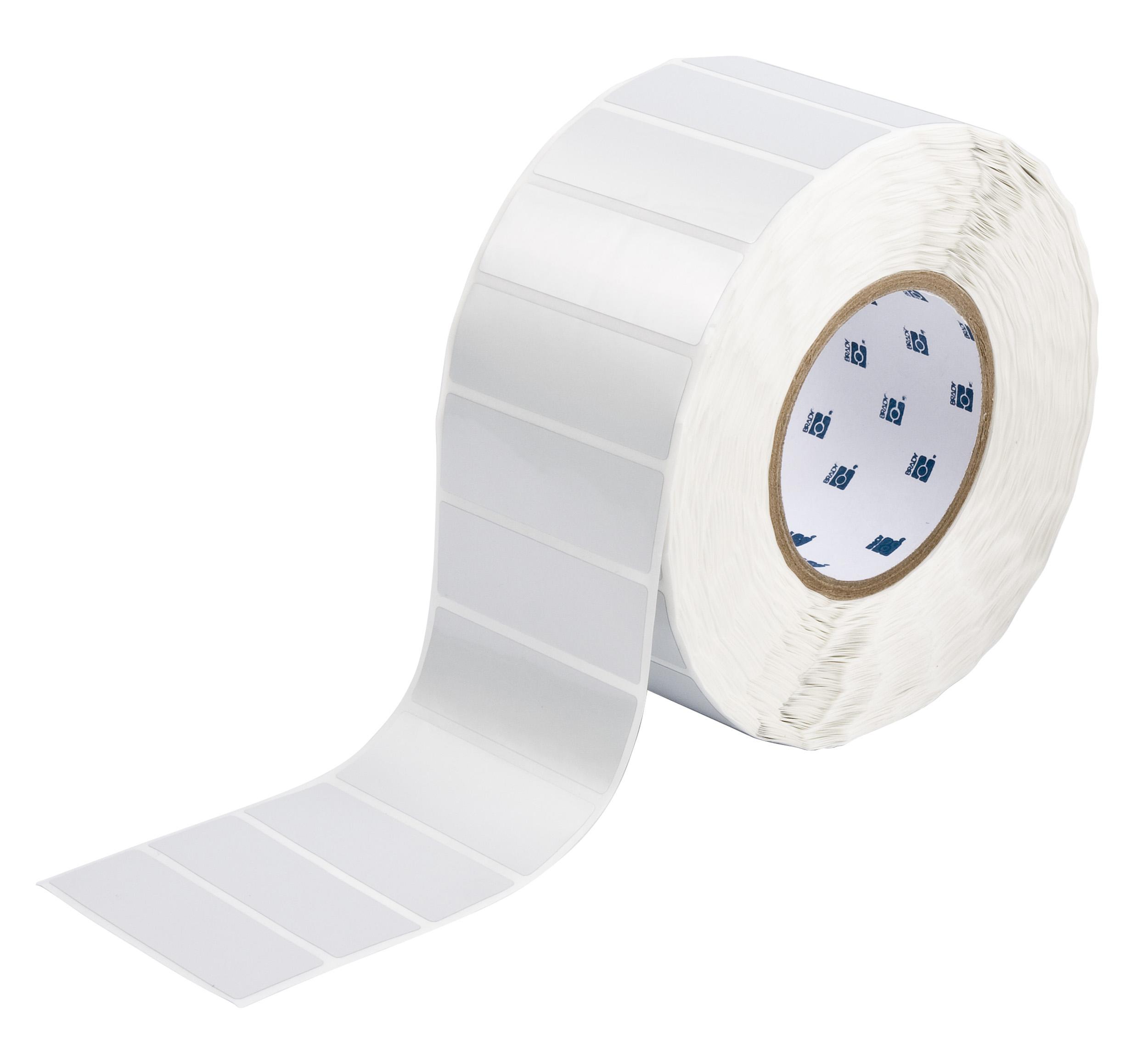 Brady B-434A on Silver Label Printer Labels, 76.20 mm Width, 25.4mm Label Length