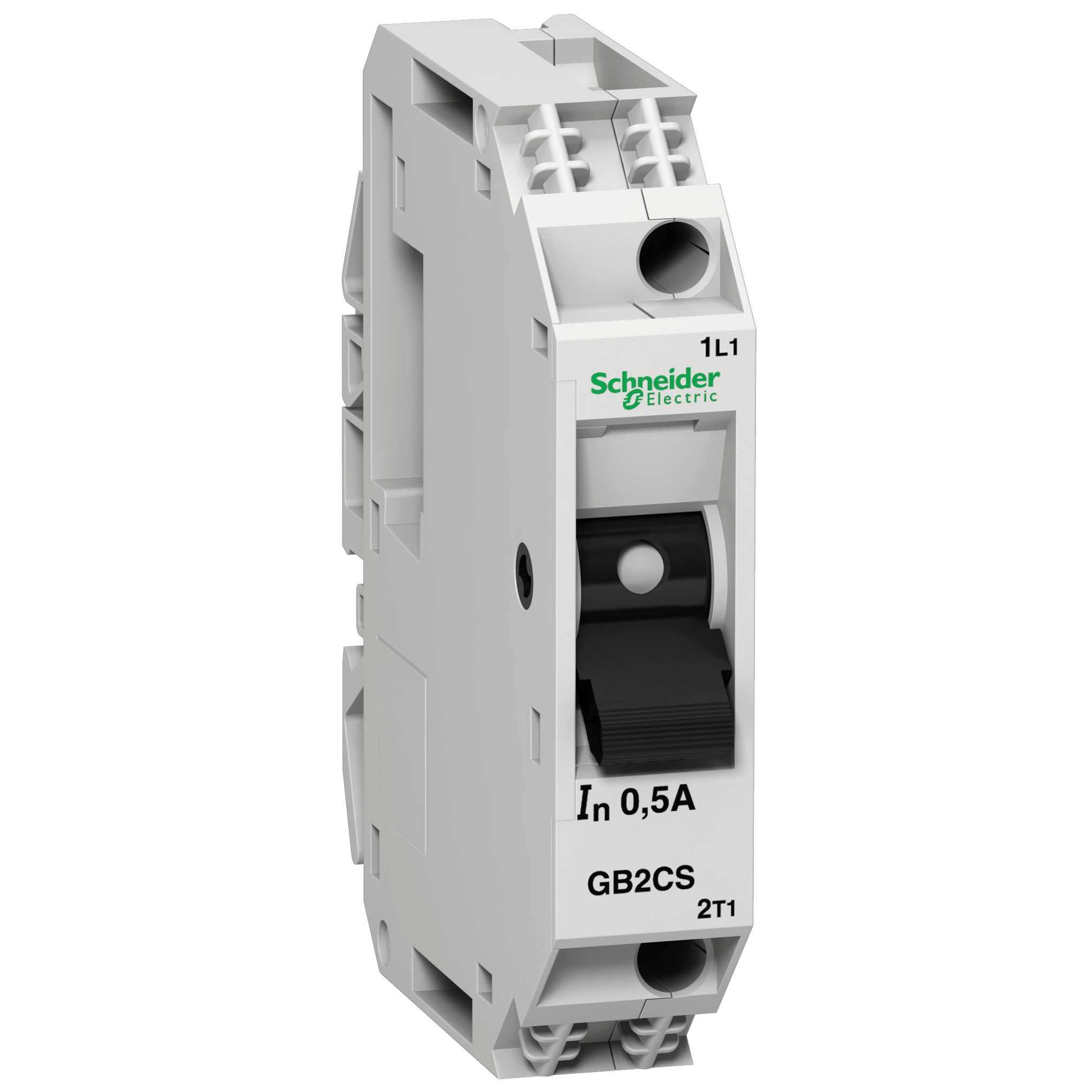 Schneider Electric Tesys Circuit Breaker - TeSyS GB2  Single Pole 250V ac Voltage Rating Clip-On, 500mA Current Rating
