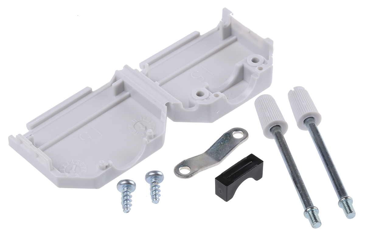 Amphenol Communications Solutions Nylon D Sub Backshell, 15 Way, Strain Relief