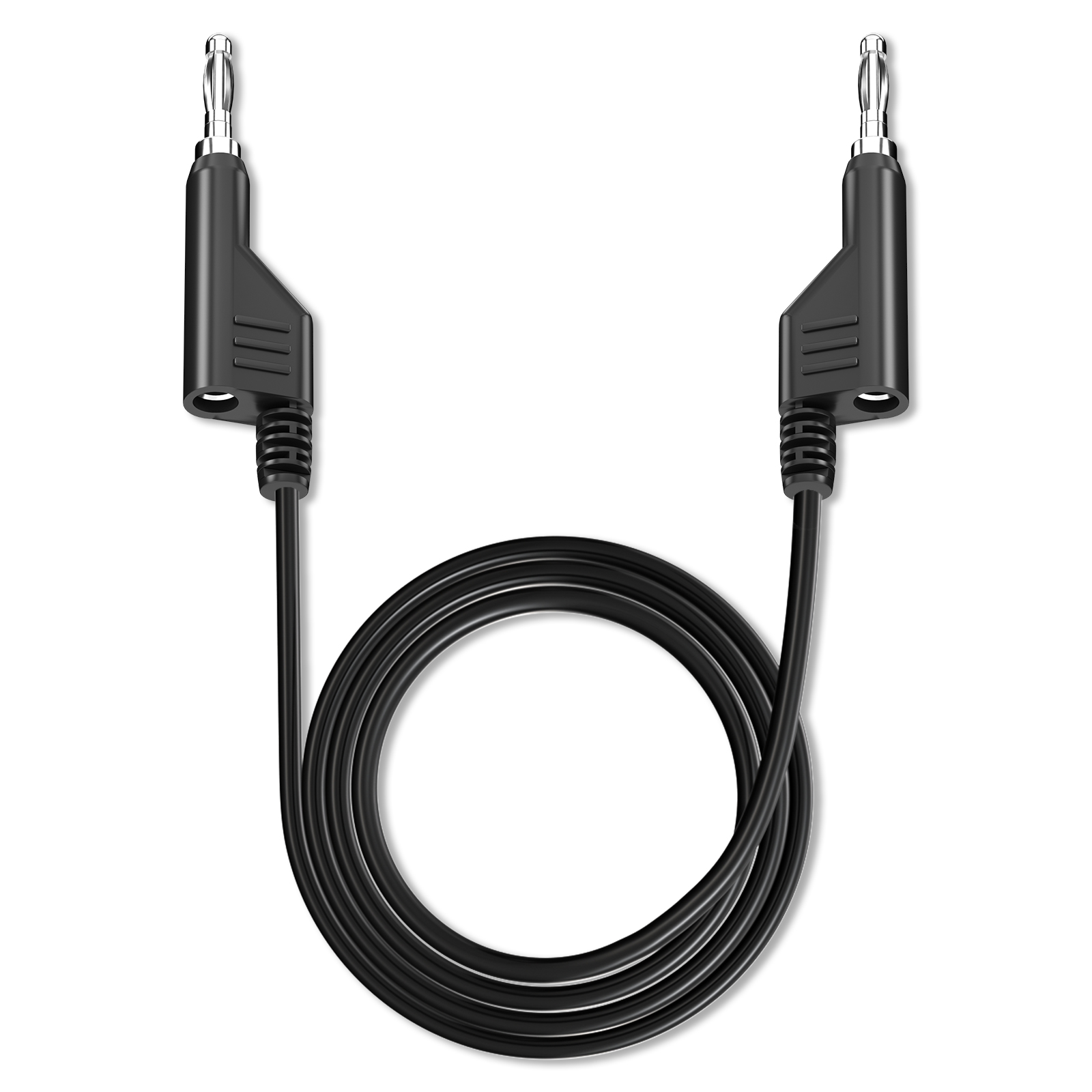 RS PRO Test Leads, 2.5A, 50V, Black, 25cm Lead Length