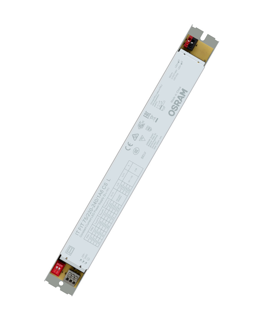 Osram LED Driver, 23-54V Output, 75.2W Output, 1300 / 1400 / 1500 / 1600mA Output, Constant Current