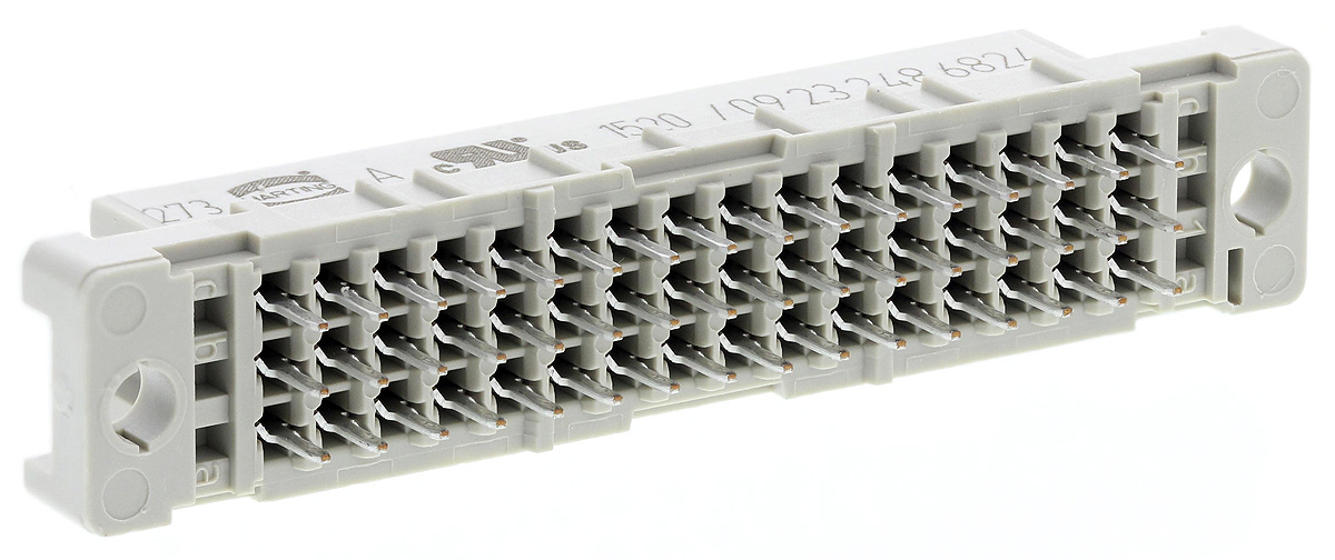 HARTING 09 23 48 Way 2.54mm Pitch, Type 2C Class C2, 3 Row, Straight DIN 41612 Connector, Socket
