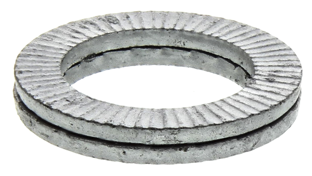 Heico Delta Protekt Unalloyed Steel Wedge Lock Washers, M16