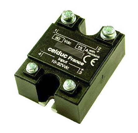 Celduc SCC Series Solid State Relay, 5 A Load, Panel Mount, 60 V dc Load, 32 V dc Control