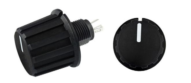 Vishay P16F Linear Potentiometer 1-Gang Panel Mount, P16FNP102KA