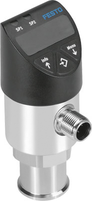 Festo Pressure Sensor, 35V dc, IP65, IP67 +10 bar