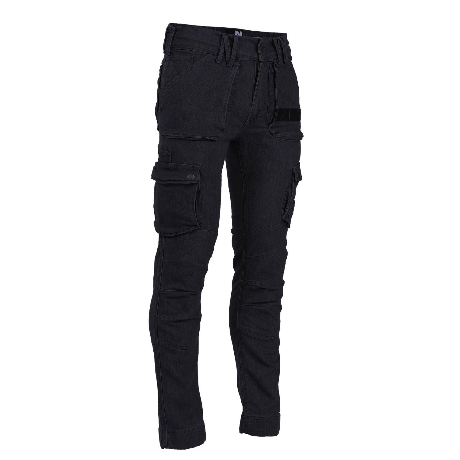 Nine worths USAIN Men's Black Cotton, Elastane, Polyester, Size 42 Waist Size 86 cm W 112.5cm L