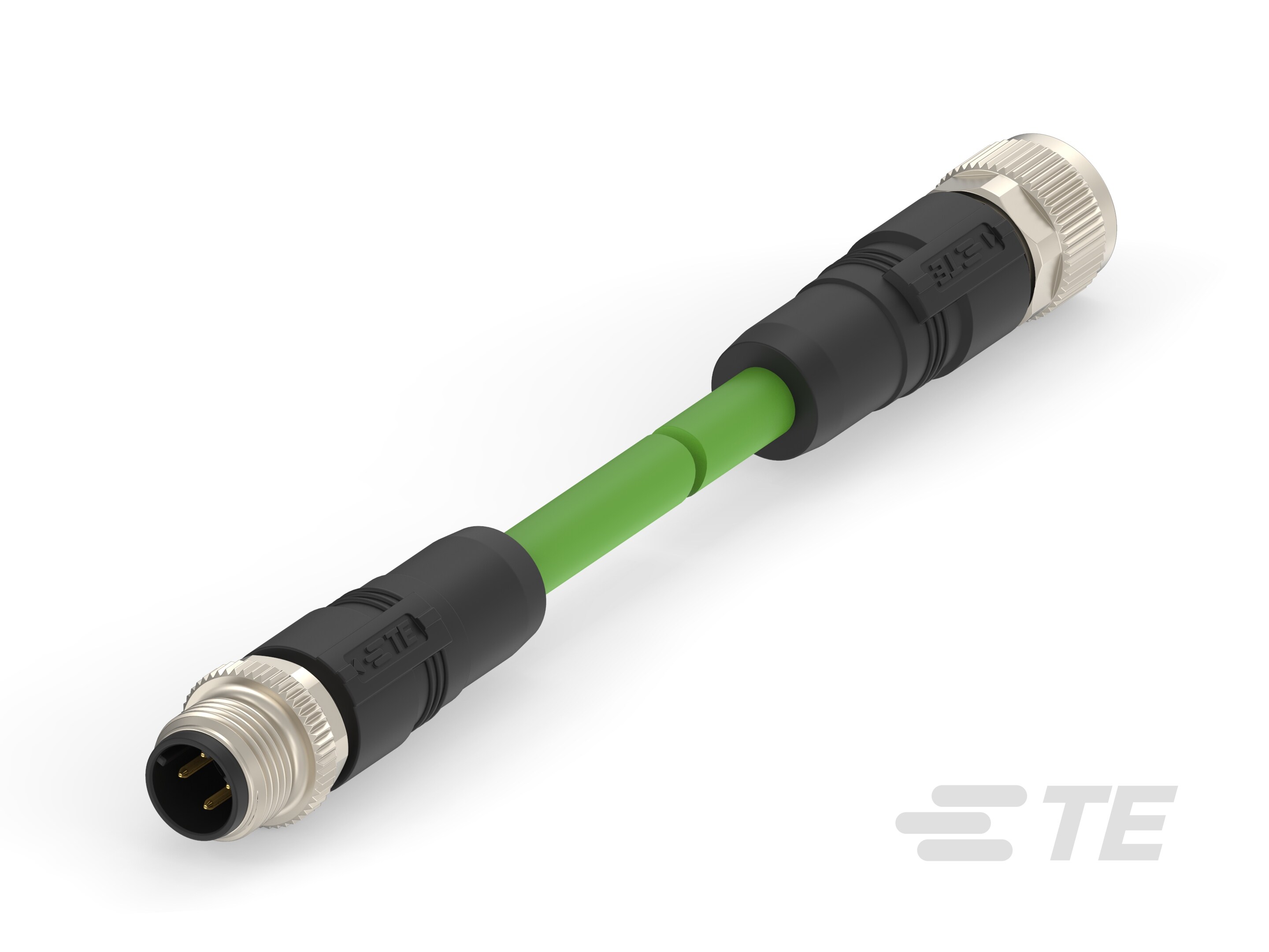 TE ConnectivityTAD14541111-001, 500mm Cat5e M12 to Female M12 Male, Terminated