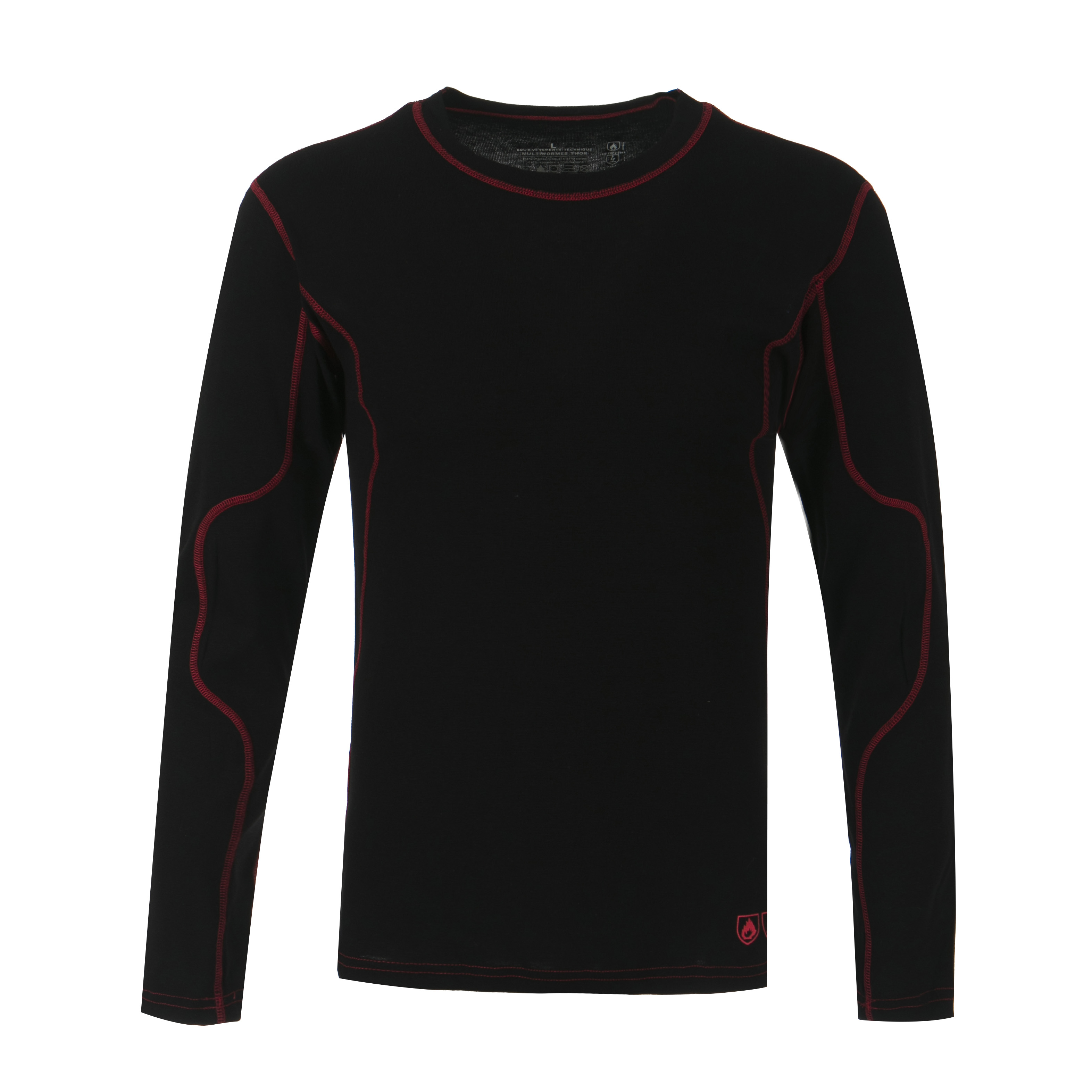 CODUPAL Black 1% Carbon, 4% Spandex, 37% Cotton, 58% Modacrylic Base Layer, XXL