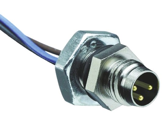Brad from Molex Male 4 way M12 to 8 way Free End Sensor Actuator Cable, 0.3 m