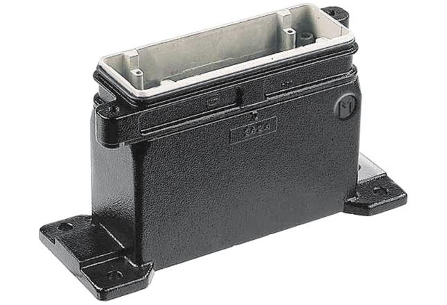 HARTING Han HPR Heavy Duty Power Connector Housing, M40 Thread, Straight