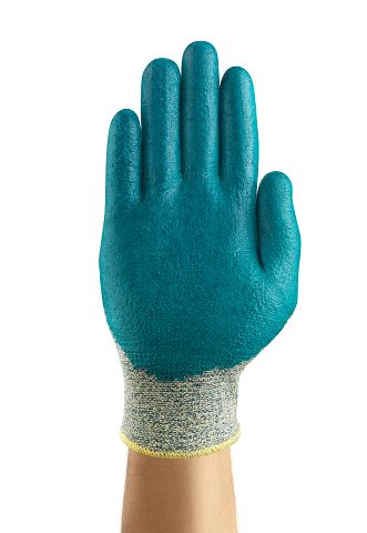 Ansell HyFlex 11-501 Grey Kevlar Cut Resistant Gloves, Size 6, Nitrile Foam Coating
