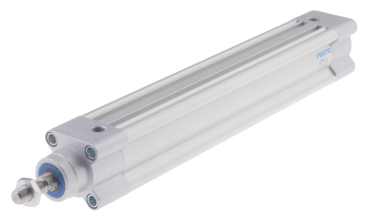 Festo Pneumatic Piston Rod Cylinder - 1376474 32 mm Bore, 200 mm DSBC Series, Double Acting Acting