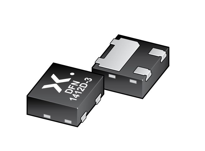 Nexperia BC847BQC-QZ NPN Transistor, 100 mA, 45 V SOT8009