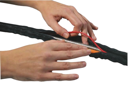 HellermannTyton Braided PET Black Cable Sleeve, 29mm Diameter, 15m Length, TWIST-IN Series