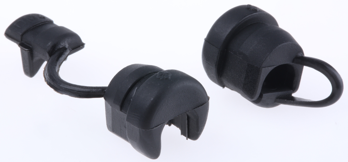 SES Sterling DM Black PA 6 13mm Cable Grommet for 5 → 6.5mm Cable Dia. 01310001010