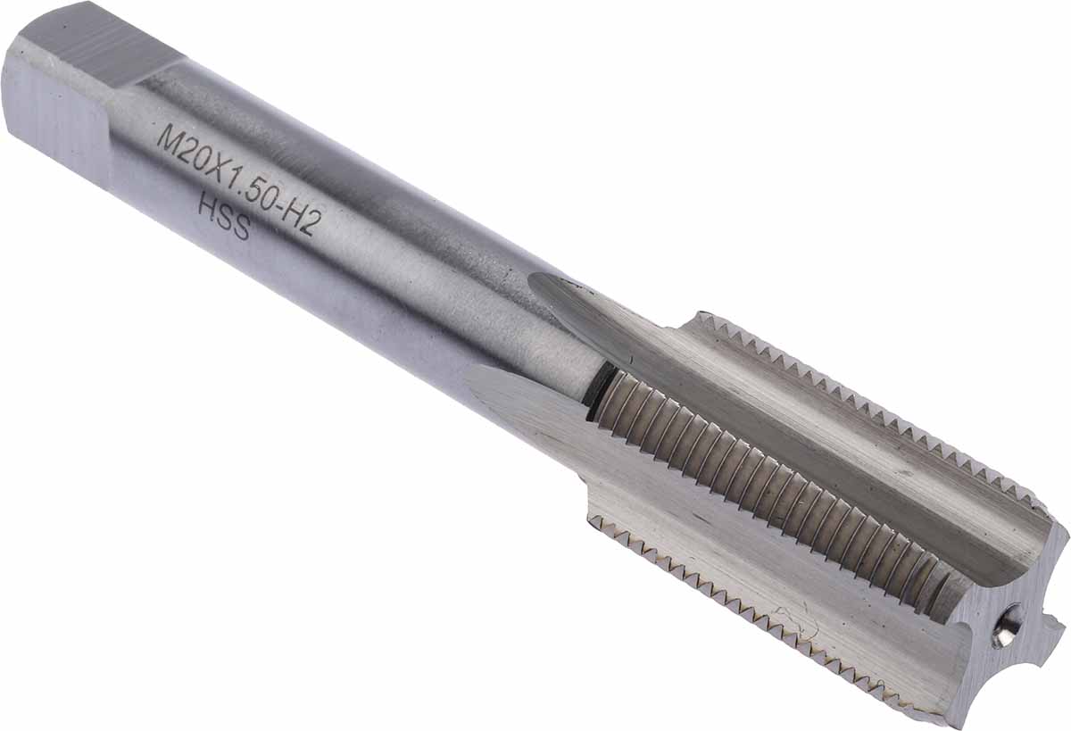 RS PRO Tap Set HSS 2-Piece 1.5mm Pitch Metric Standard Hand Tap M20 Thread