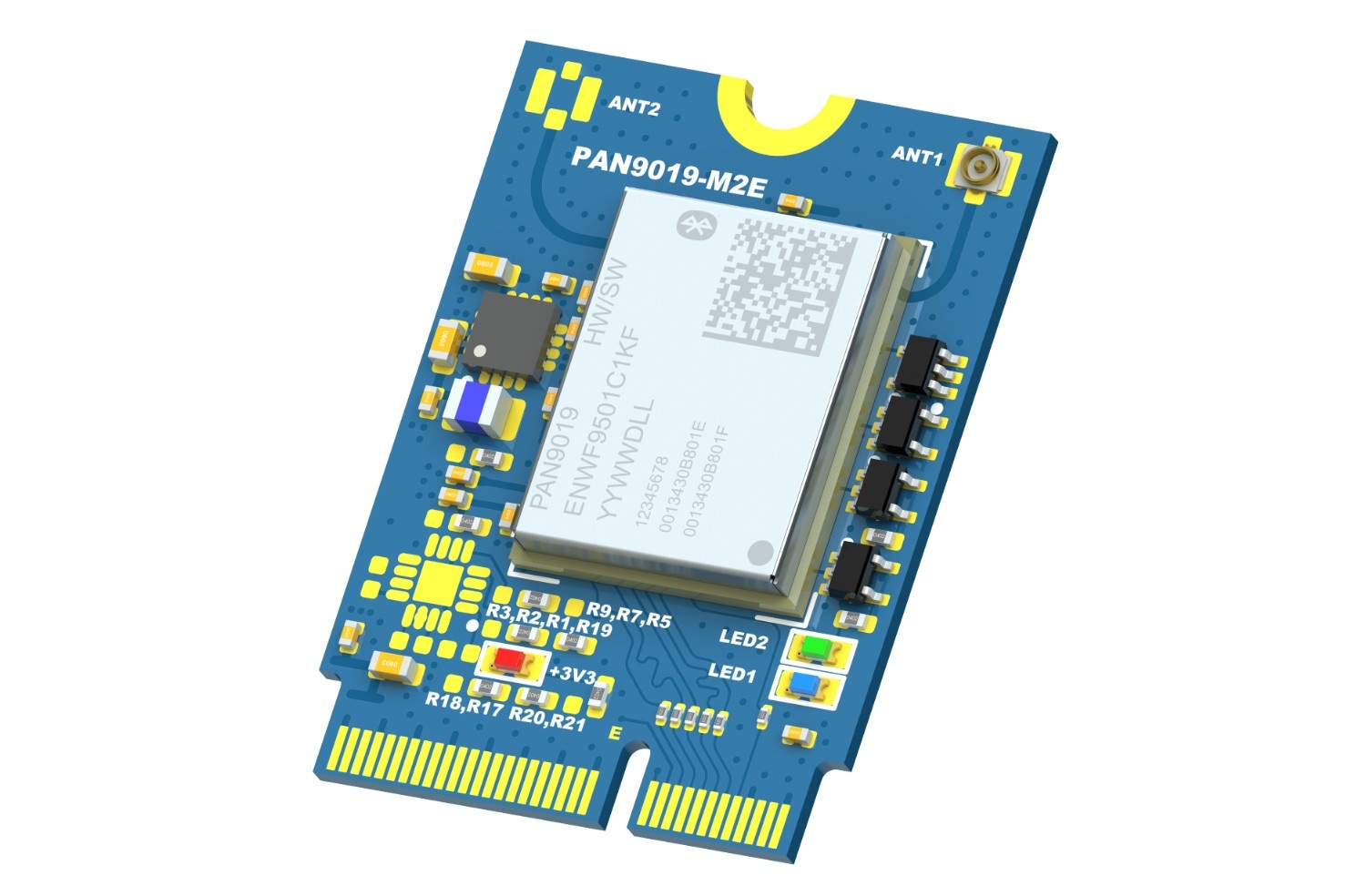 Panasonic ENWF9501CMKF 1.8 → 3.3V WiFi Module, IEEE802.11ac/a/b/g/n SDIO, UART
