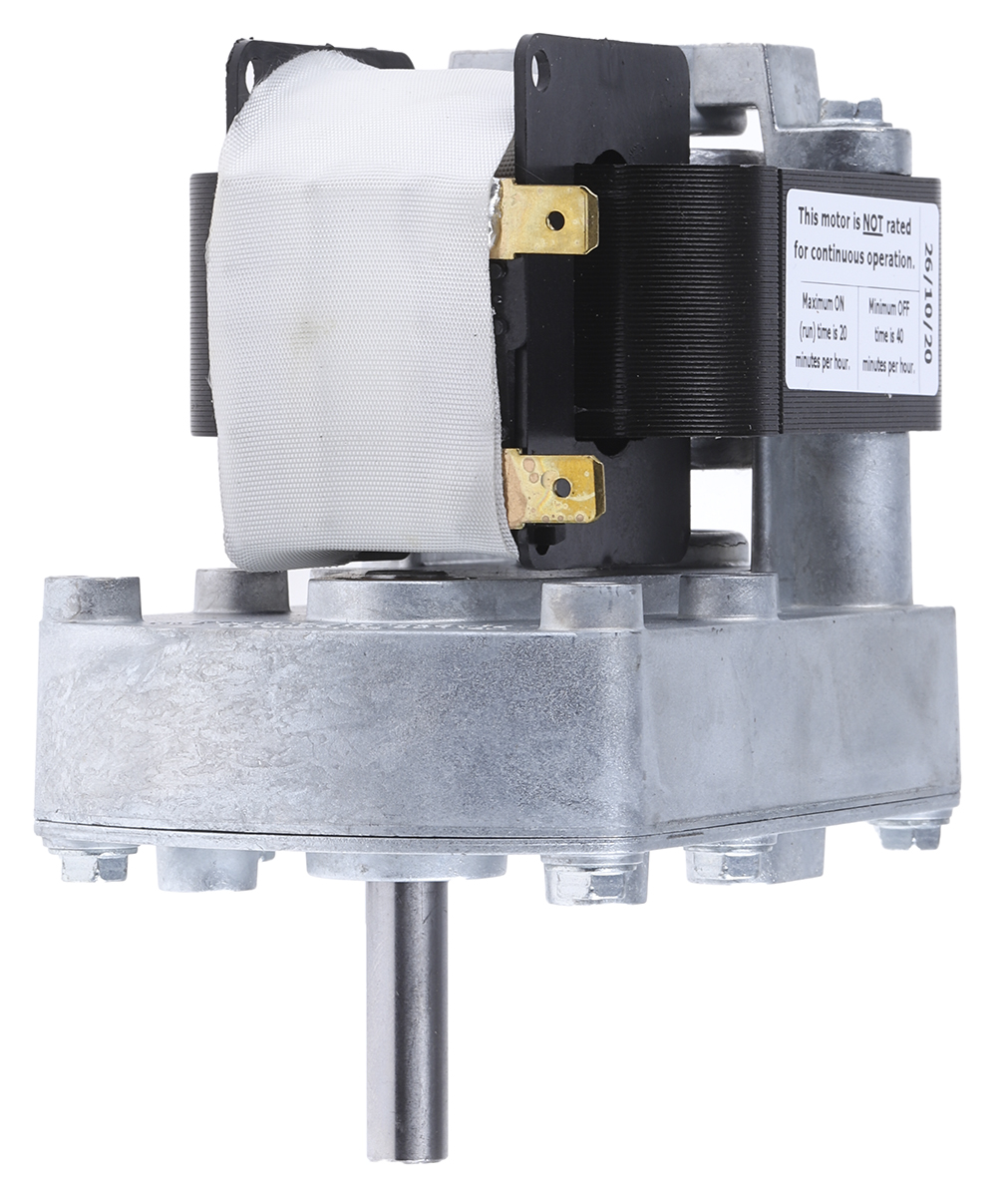 Mellor Electric Clockwise Shaded Pole Geared AC Geared Motor, 24 W, 230 V