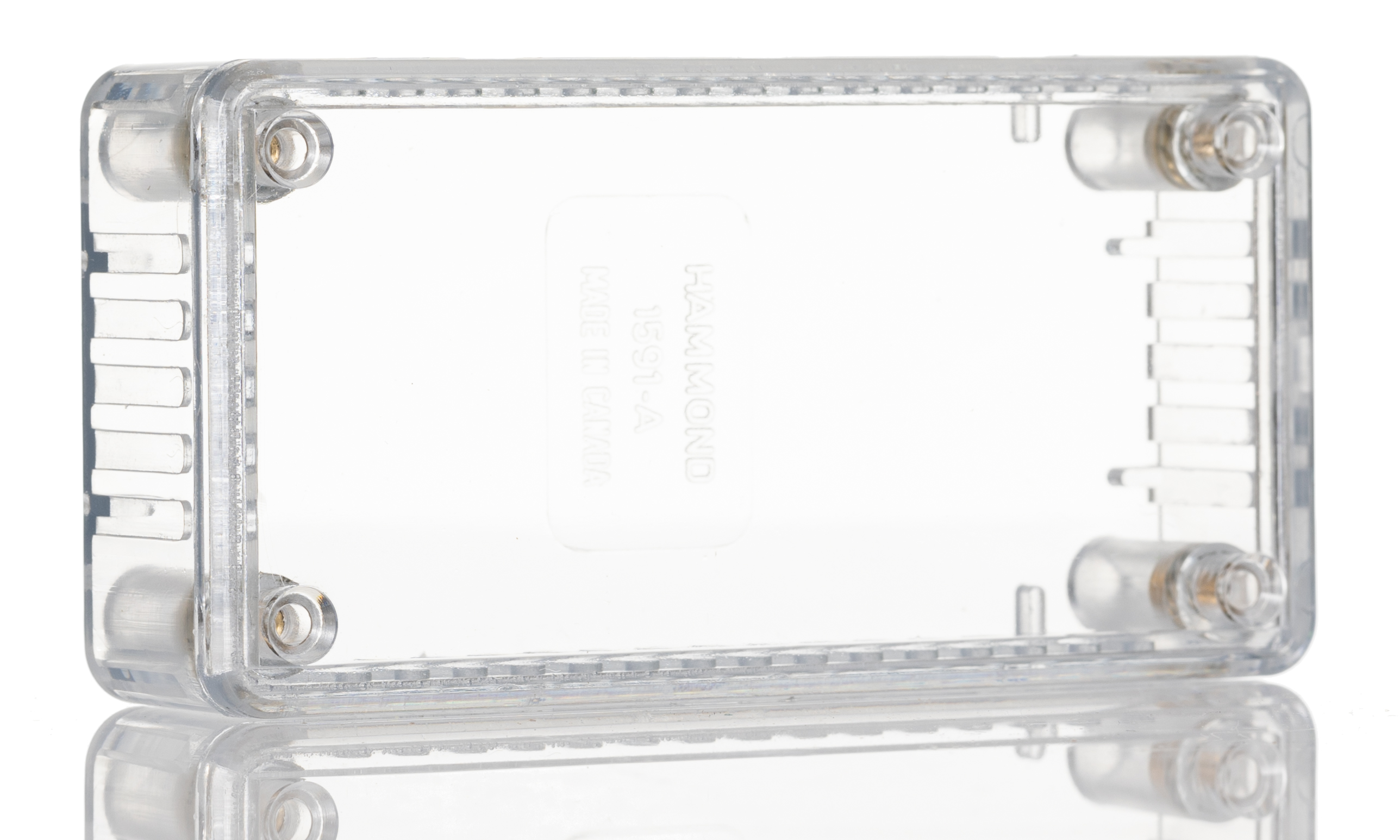 Hammond 1591 Series Clear Polycarbonate Enclosure, IP54, Clear Lid, 99 x 51 x 20mm