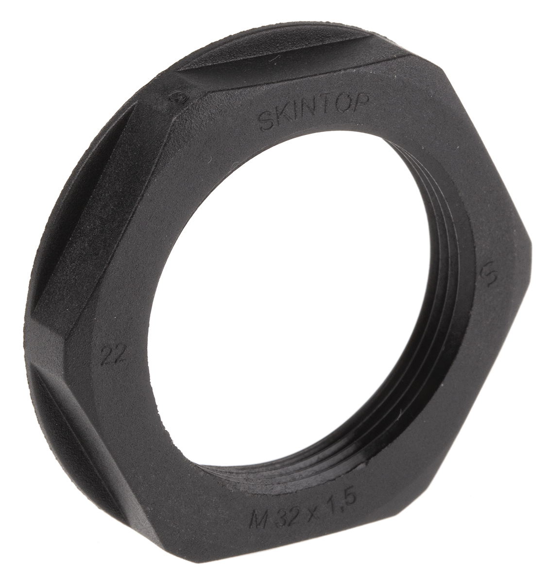 Lapp Black Fibreglass PA Cable Gland Locknut, M32 Thread, IP68