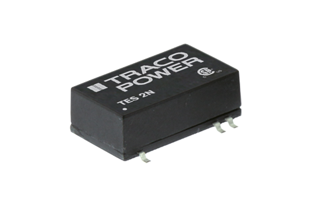 TRACOPOWER TES 2N DC-DC Converter, ±12V dc/ ±85mA Output, 4.5 → 9 V dc Input, 2W, Surface Mount, +85°C Max Temp
