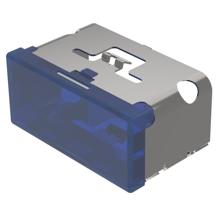 Indicator Lens Rectangle Style, Blue, 38 Long