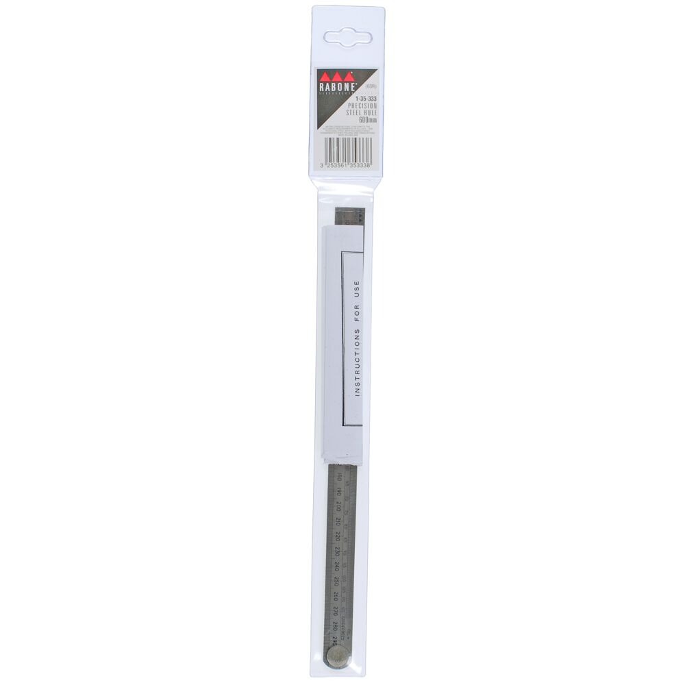 Stanley 600mm Stainless Steel Imperial, Metric Ruler