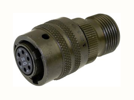 Amphenol Industrial, PT, Copper Alloy 6 Way Cable Mount MIL Spec Circular Connector PlugGreen, Socket Contacts,Shell